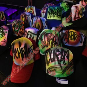 airbrush graffiti hats