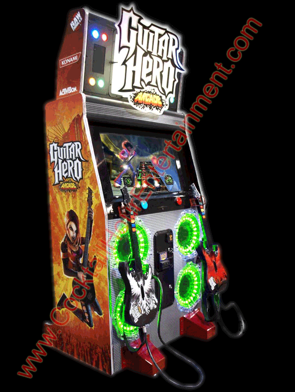 guitar hero arcade machine game