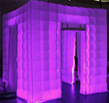 LED color changing Photo Booth Enclosure